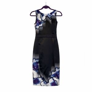 NWT: Tahari Satin Floral Dress
